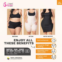 Fajas Salome 0218 – Colombian High - Waisted Shaper Shorts | Tummy Control - Colombian Shapewear | Siluets
