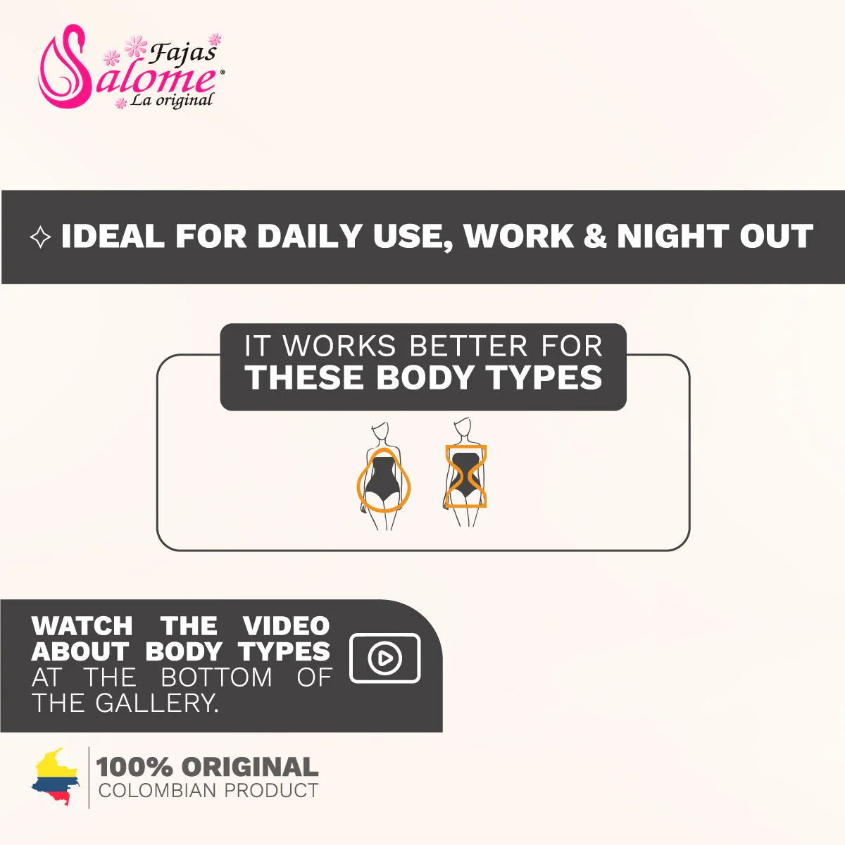 Fajas Salome 0218 – Colombian High-Waisted Shaper Shorts | Tummy Control