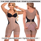 Siluet R5 Full - Body Faja | Adjustable Compression | Stage 1 & 2 Support - Colombian Shapewear | Siluets