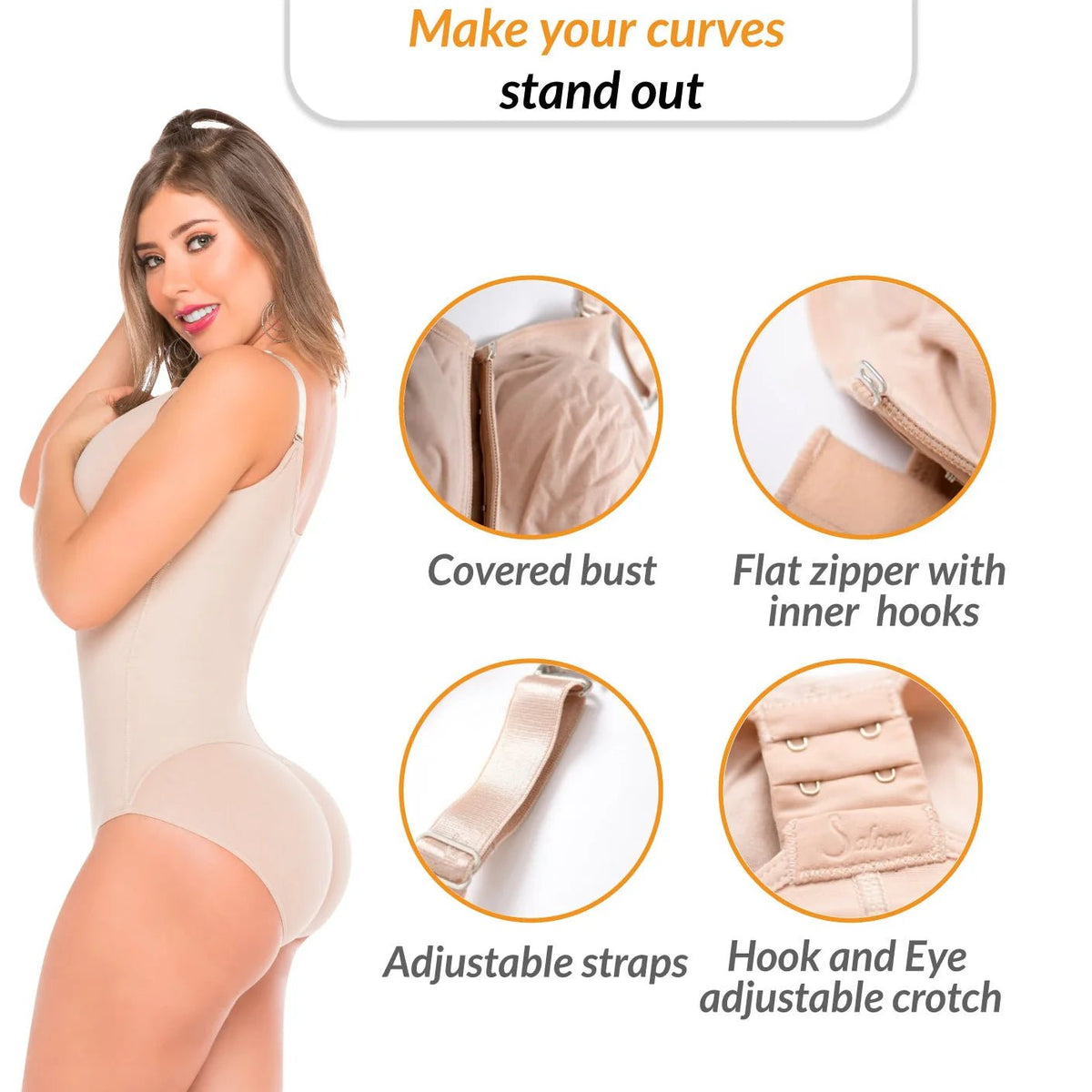 Fajas Salome 0420 – Colombian Butt Lifter Shapewear | Tummy Control - Colombian Shapewear | Siluets