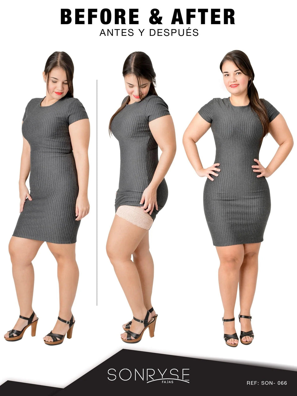Sonryse 066 Braless Body Shaper Short – Colombian Post - Lipo Faja - Colombian Shapewear | Siluets