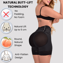 LR5 Butt - Lift Short | Adjustable High Compression | Natural 5 cm Lift – Colombian Shapewear - Colombian Shapewear | Siluets