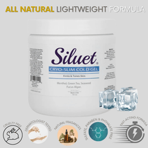 Siluet Thermo - Active Cold Gel – Cooling Anti - Cellulite Massage Gel (16 oz) - Colombian Shapewear | Siluets