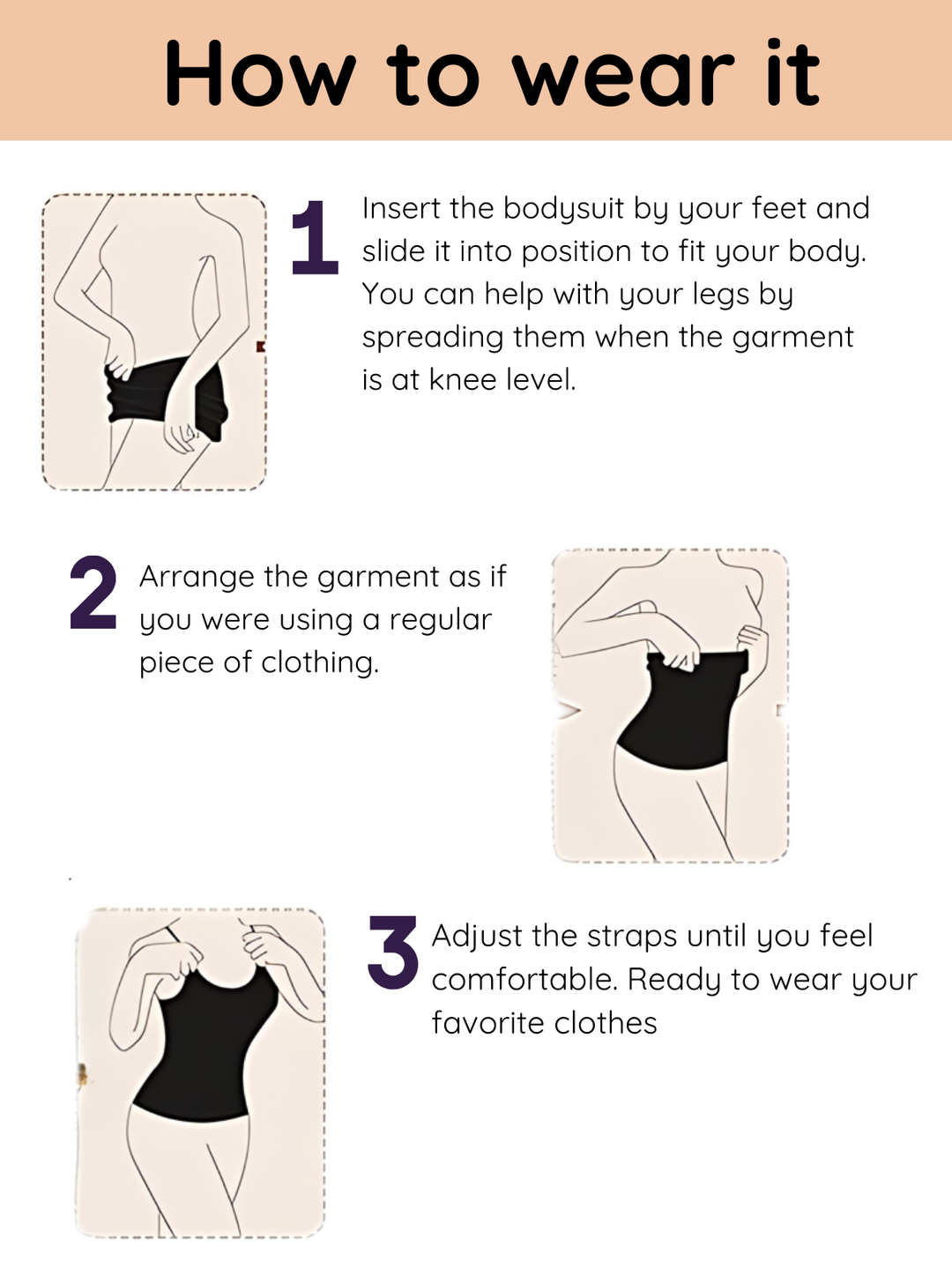 Siluet 3-in-1 Shapewear: Camisole, Shaper, and Bra