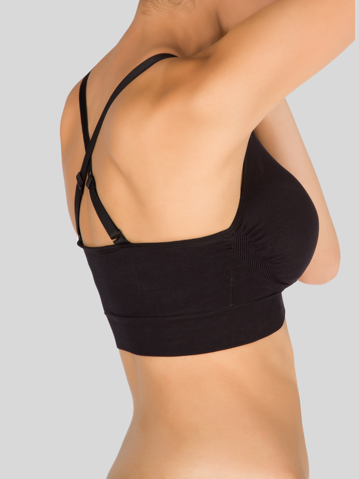 1S8027 Ultra-Comfort Seamless Wireless Bra with 4-Way Stretch and Cool-Feeling Fabric Siluets