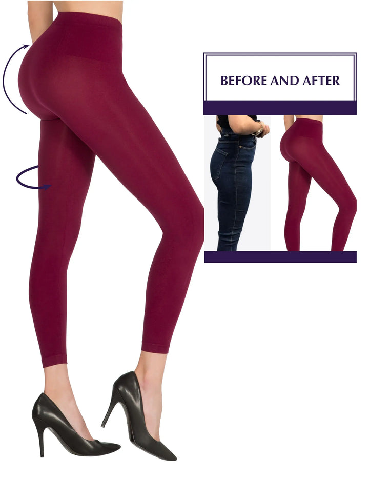 1T2334 Everyday Slimming Leggings with Targeted Compression Siluets