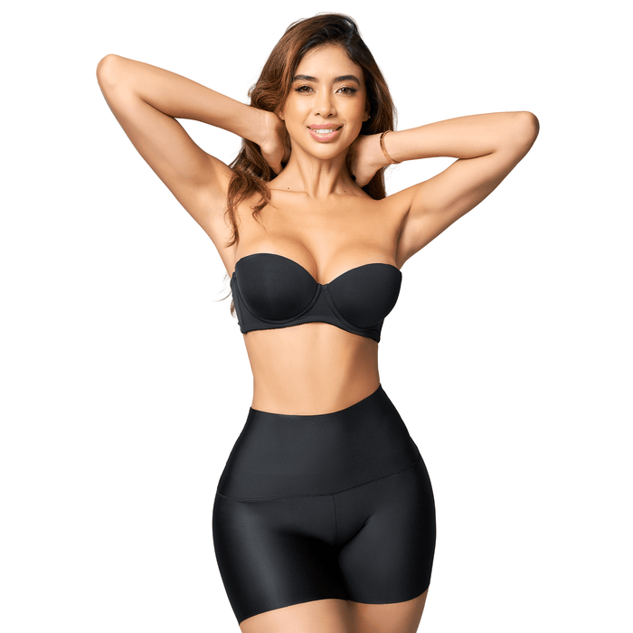 Fajas Salomé 020879 Seamless Thigh Slimmer Shorts – Smooth & Invisible Shapewear - Colombian Shapewear | Siluets