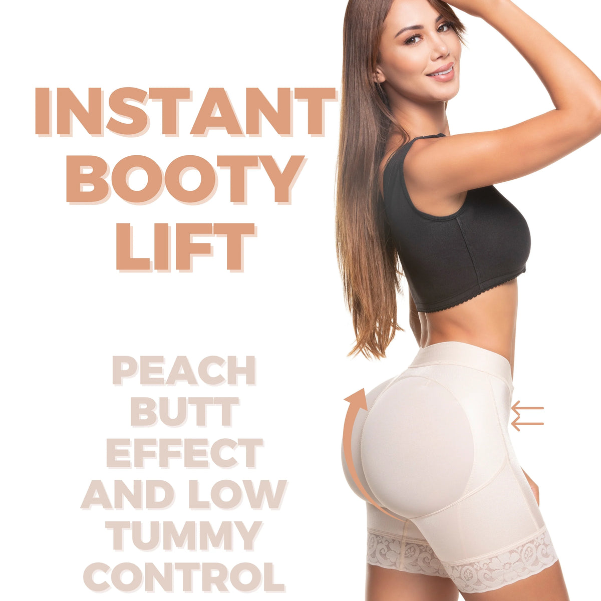 Sonryse TR71BF Colombian Shaper Shorts – High Waist Triconet - Colombian Shapewear | Siluets
