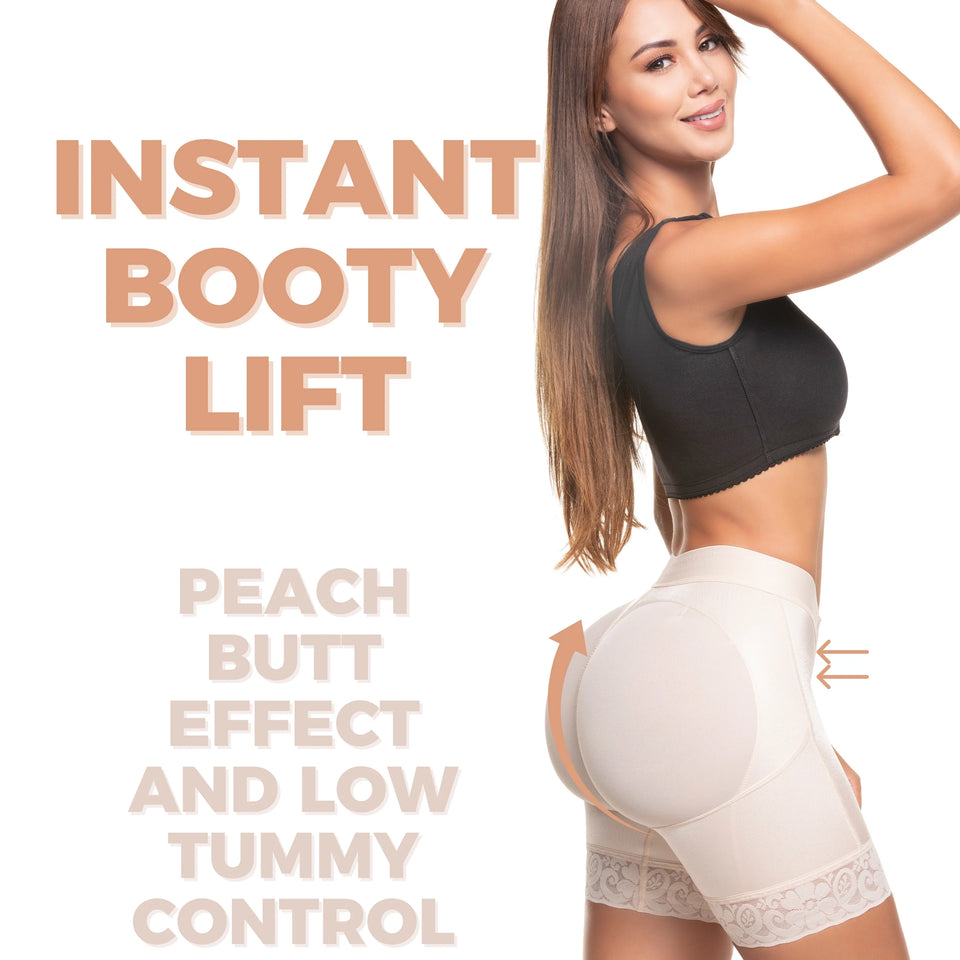 Sonryse TR71BF Colombian Shaper Shorts – High Waist Triconet - Colombian Shapewear | Siluets