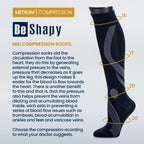 Be Shapy Women’s Calf Compression Sleeve – Sports Support 20–25 mmHg - Colombian Shapewear | Siluets