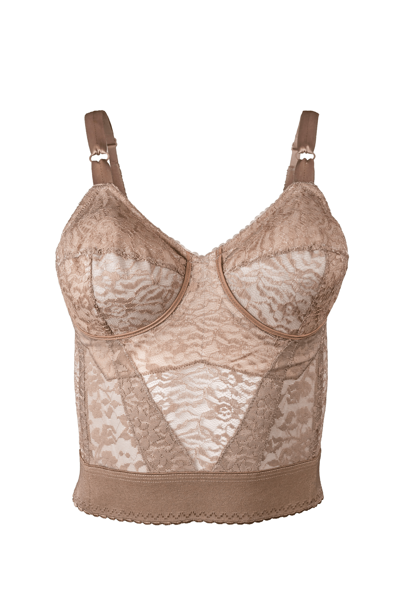 Rago 2202 Lacette Longline Wireless Bra – Expandable Cups - Colombian Shapewear | Siluets
