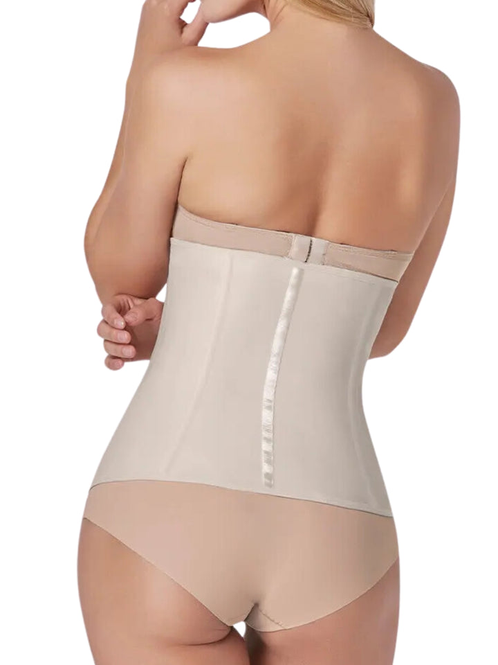 Siluet F20N/F21 High-Compression Natural Latex Waist Trainer with Triple Hook-and-Eye Closure