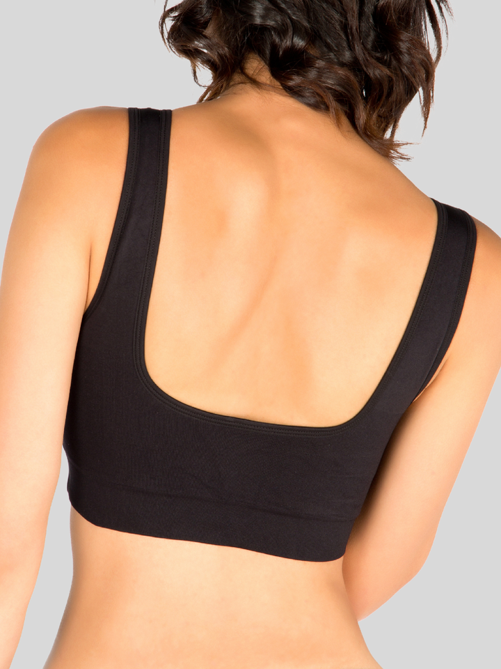 4-Way Stretch Wireless Bra with Removable Padding and Wide Straps | Soft, Breathable, and Lightweight | Made in Colombia Siluets