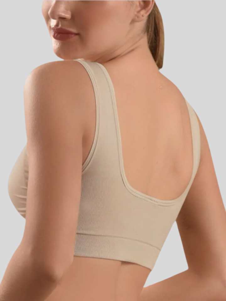 4-Way Stretch Wireless Bra with Removable Padding and Wide Straps | Soft, Breathable, and Lightweight | Made in Colombia Siluets