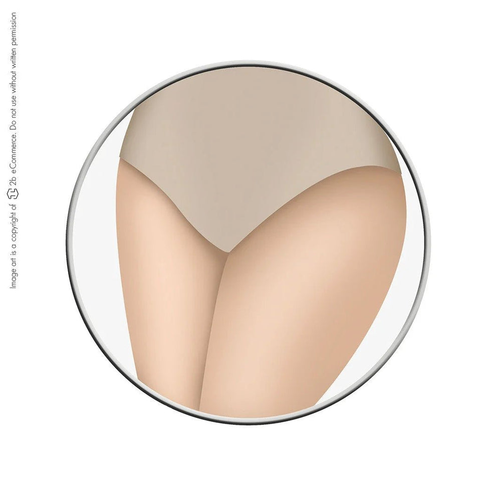 Diane & Geordi 002376 | Strapless Thong Body Shaper with Latex Tummy Control | High Compression Faja - Colombian Shapewear