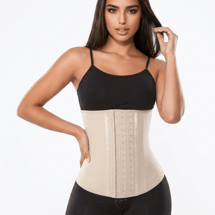 Siluet 6067 Colombian Latex Waist Trainer with Smooth Lycra Finish - Colombian Shapewear | Siluets
