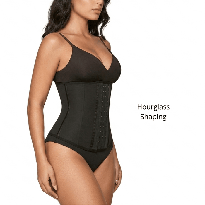 Siluet 6067 Colombian Latex Waist Trainer with Smooth Lycra Finish - Colombian Shapewear | Siluets