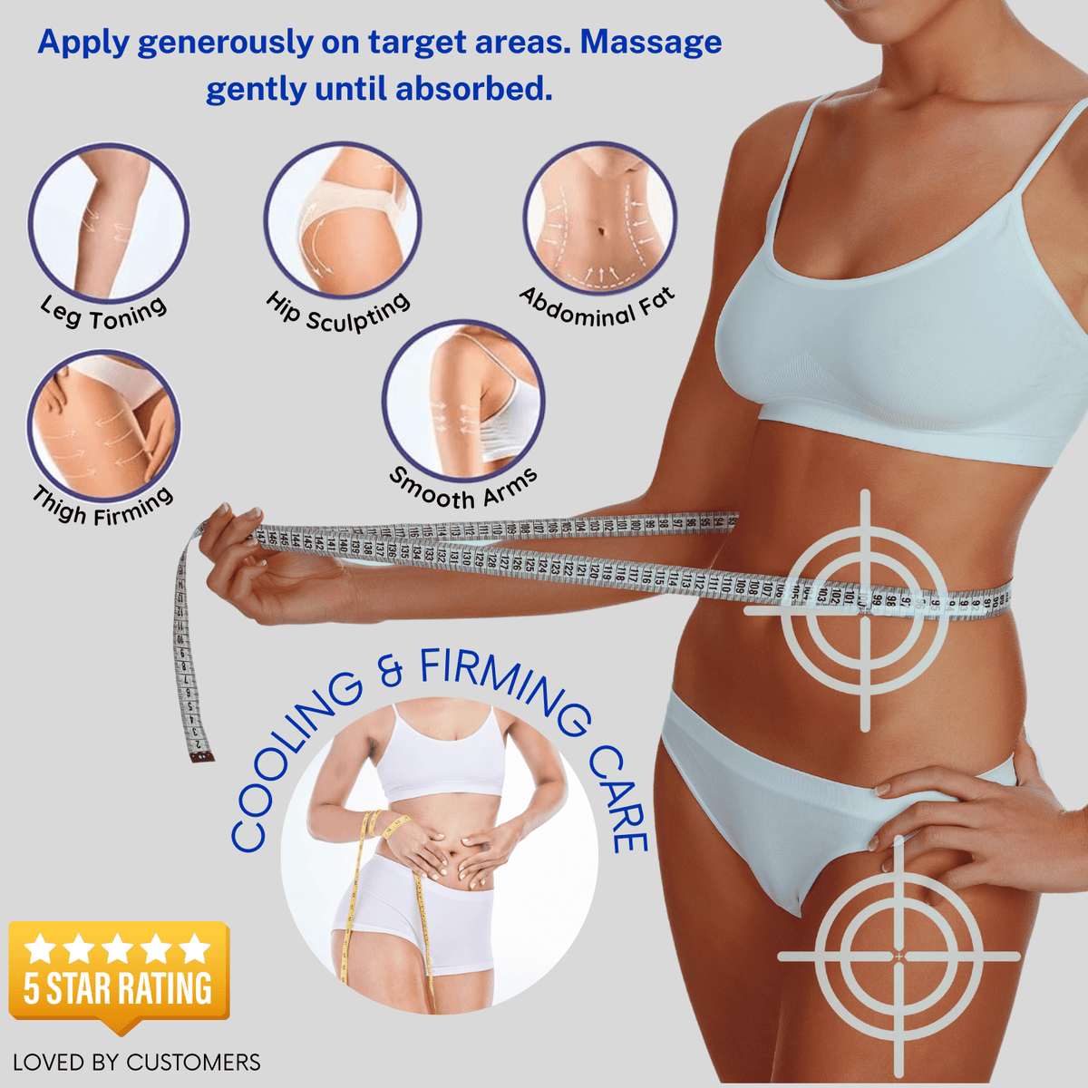 Siluet Thermo - Active Cold Gel – Cooling Anti - Cellulite Massage Gel (16 oz) - Colombian Shapewear | Siluets