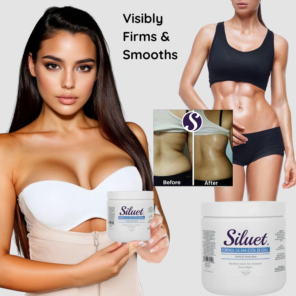 Siluet Thermo-Active Cold Gel – Cooling Anti-Cellulite Massage Gel (16 oz)