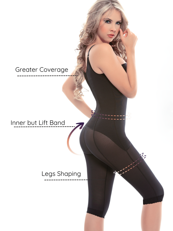 Siluet 1006 Total Body Sculpting Bodysuit Open Crotch