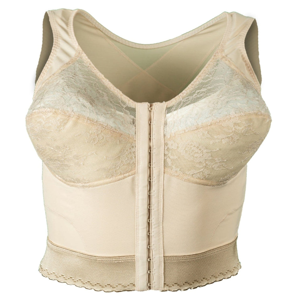 Rago 9603 Front Closure Longline Bra with Back Support - Colombian Shapewear | Siluets