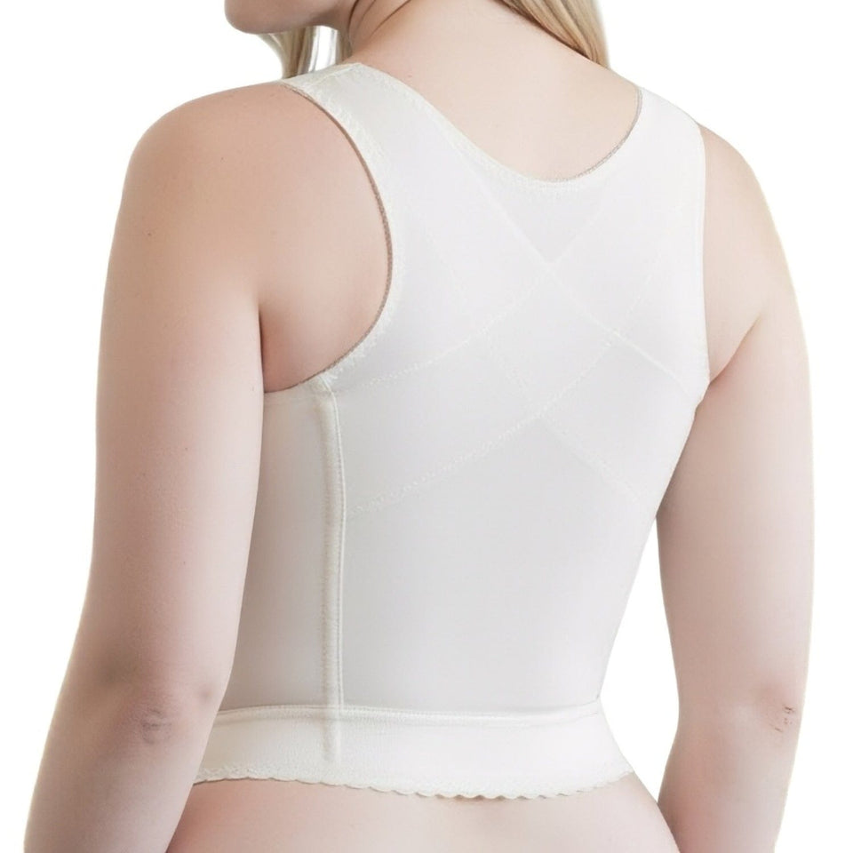 Rago 9603 Front Closure Longline Bra with Back Support - Colombian Shapewear | Siluets