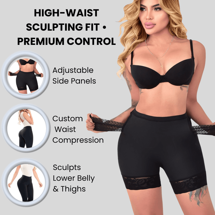 Siluet LR5 Butt - Lift Short | Adjustable High Compression | Natural 5 cm Lift – Colombian Shapewear - Colombian Shapewear | Siluets
