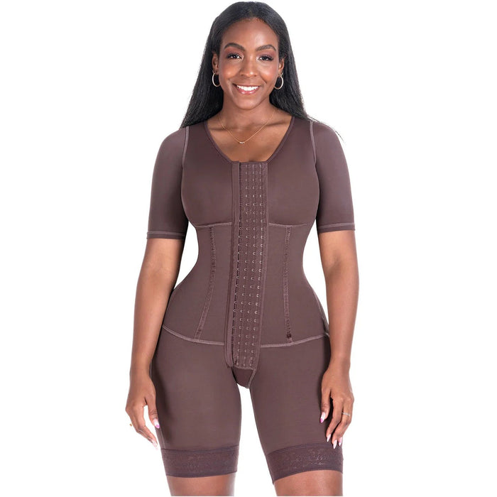 Bling Shapers 938BF – Colombian Post - Surgery Faja | With Sleeves - Colombian Shapewear | Siluets