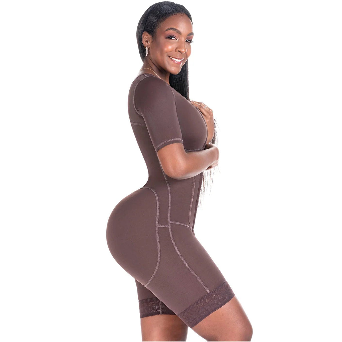 Bling Shapers 938BF – Colombian Post - Surgery Faja | With Sleeves - Colombian Shapewear | Siluets