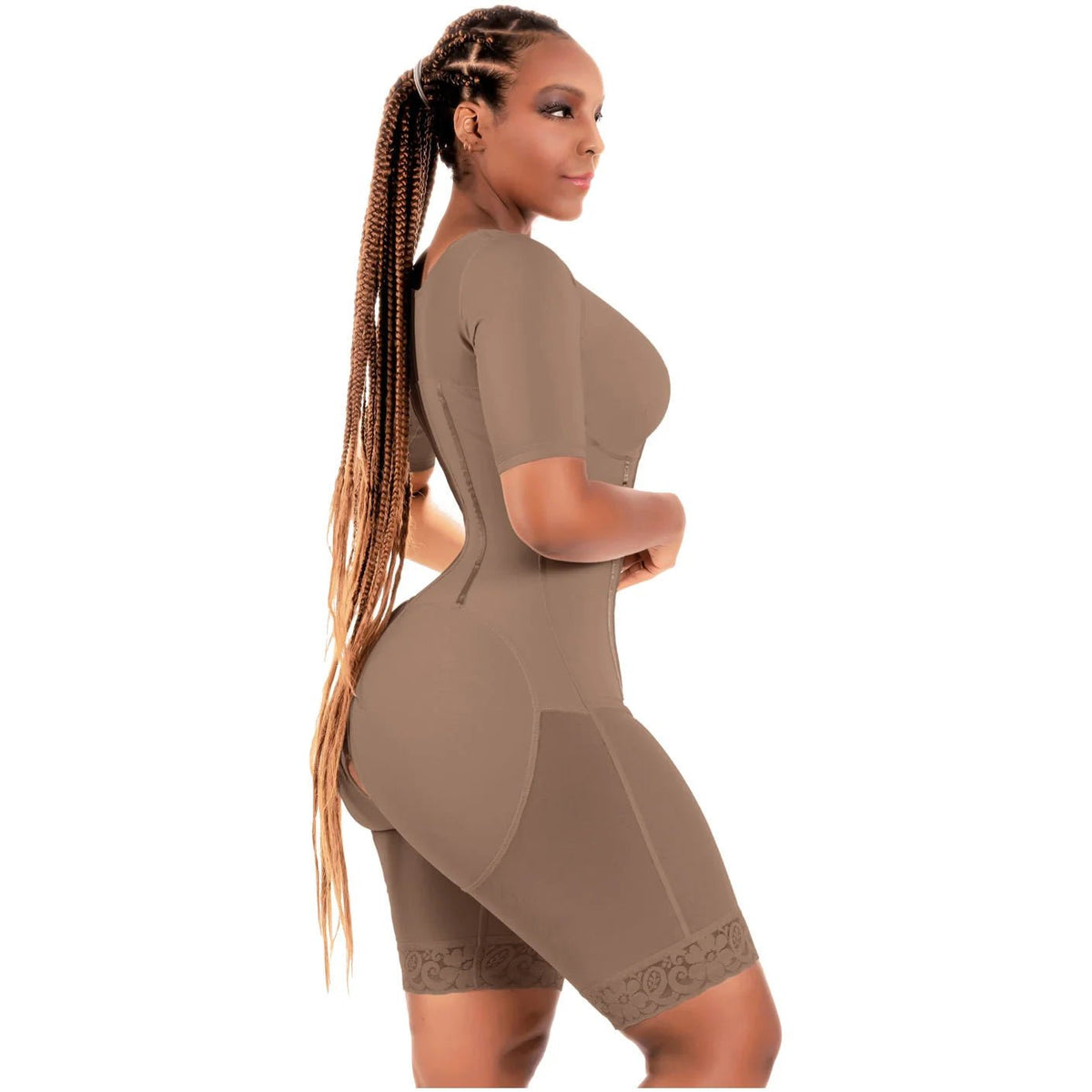 Bling Shapers 938BF – Colombian Post - Surgery Faja | With Sleeves - Colombian Shapewear | Siluets