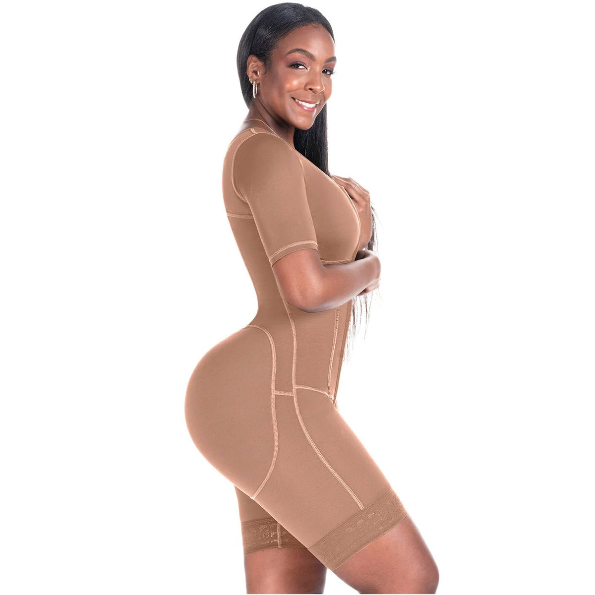 Bling Shapers 938BF – Colombian Post - Surgery Faja | With Sleeves - Colombian Shapewear | Siluets