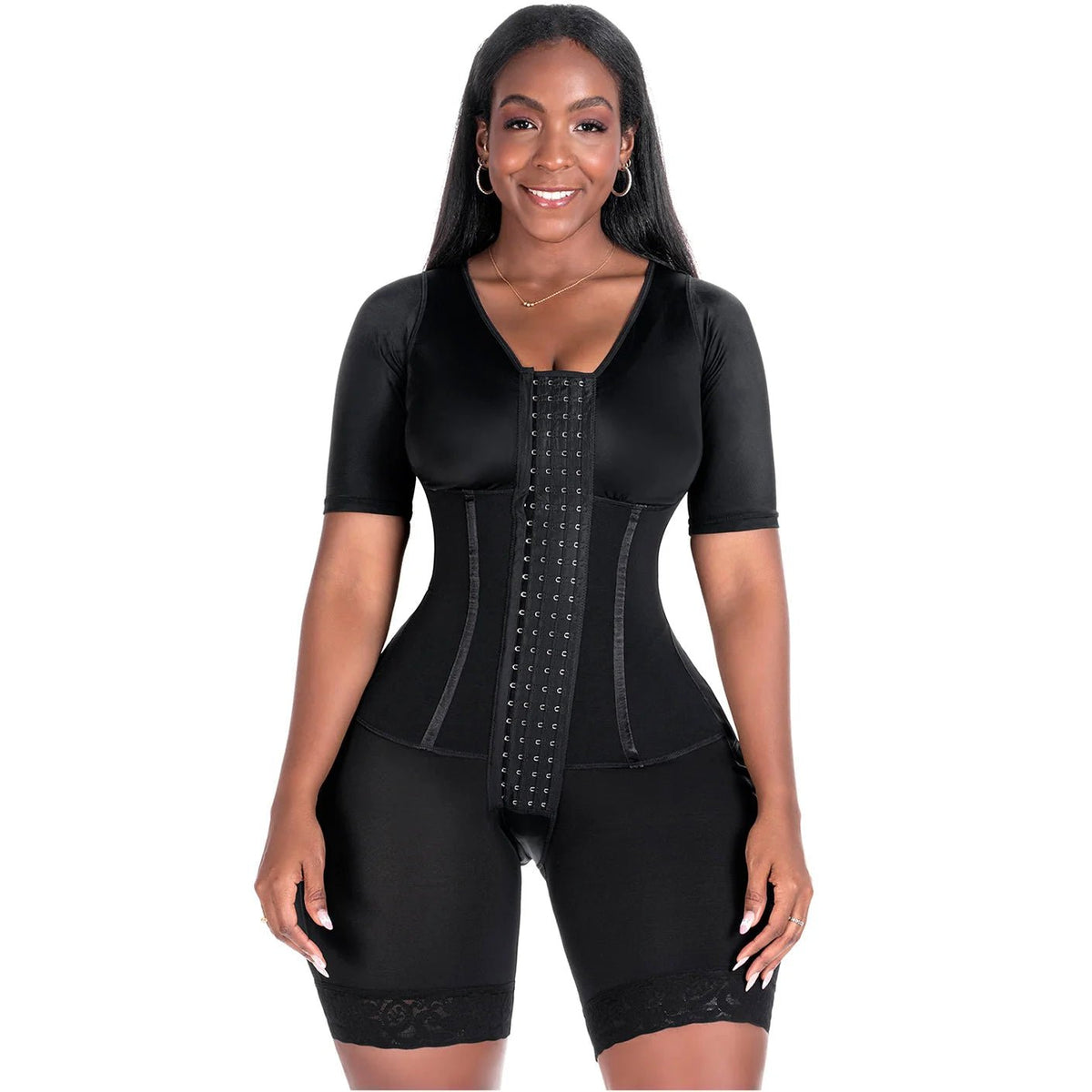 Bling Shapers 938BF – Colombian Post - Surgery Faja | With Sleeves - Colombian Shapewear | Siluets