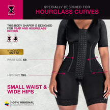 Bling Shapers 938BF – Colombian Post - Surgery Faja | With Sleeves - Colombian Shapewear | Siluets