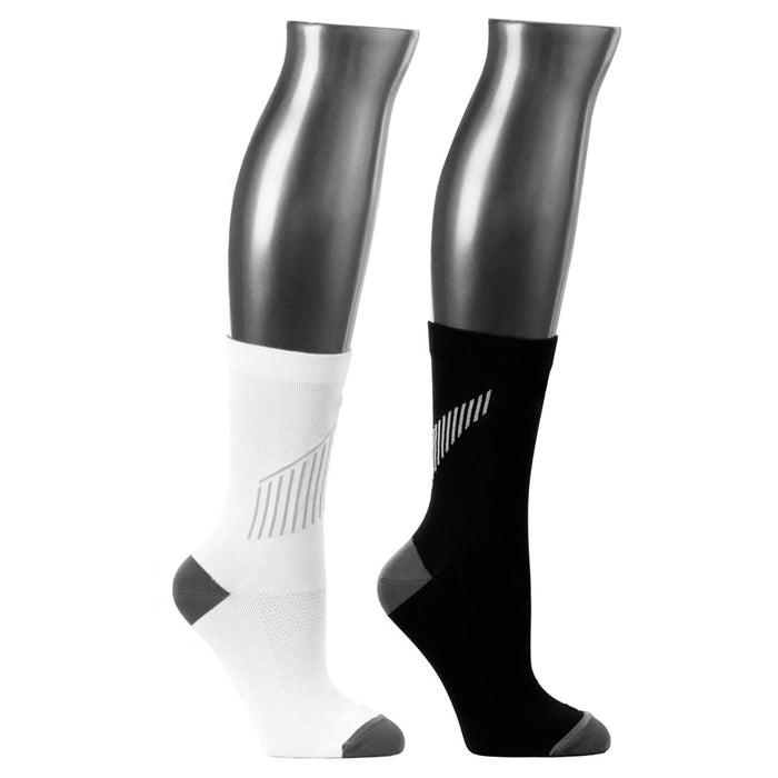 Be Shapy Unisex Sports Compression Knee - High Socks 2 Pack 20–25 mmHg - Colombian Shapewear | Siluets