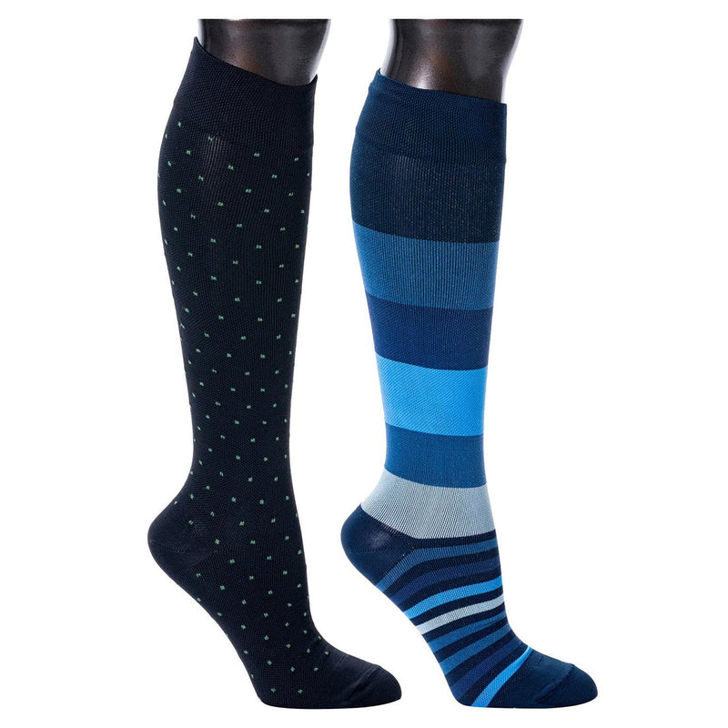 Be Shapy – 2 Pack Men’s Knee - High Compression Socks | Support - Colombian Shapewear | Siluets