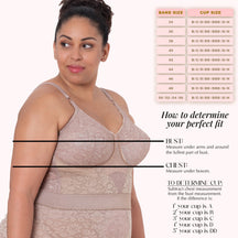 Rago 2202 Lacette Longline Wireless Bra – Expandable Cups - Colombian Shapewear | Siluets
