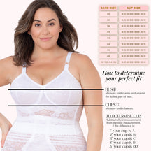 Rago 2202 Lacette Longline Wireless Bra – Expandable Cups - Colombian Shapewear | Siluets