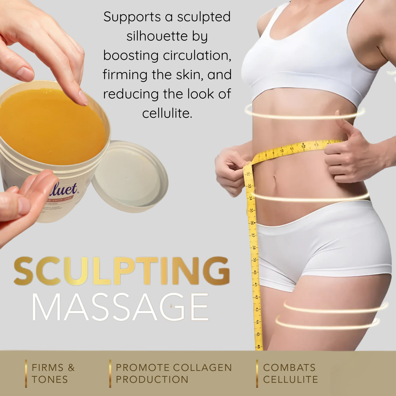 Siluet Thermo-Active Hot Gel – Firming & Anti-Cellulite Spa Gel (16 oz)