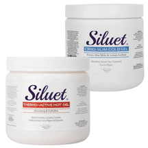Siluet Hot + Cold Gel Bundle – Firming & Cooling Anti - Cellulite Spa Set (2 x 16 oz) - Colombian Shapewear | Siluets