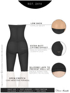 Diane & Geordi 2414 Postpartum Shaper | Butt - Lifting Tummy Control Capri Faja - Colombian Shapewear | Siluets