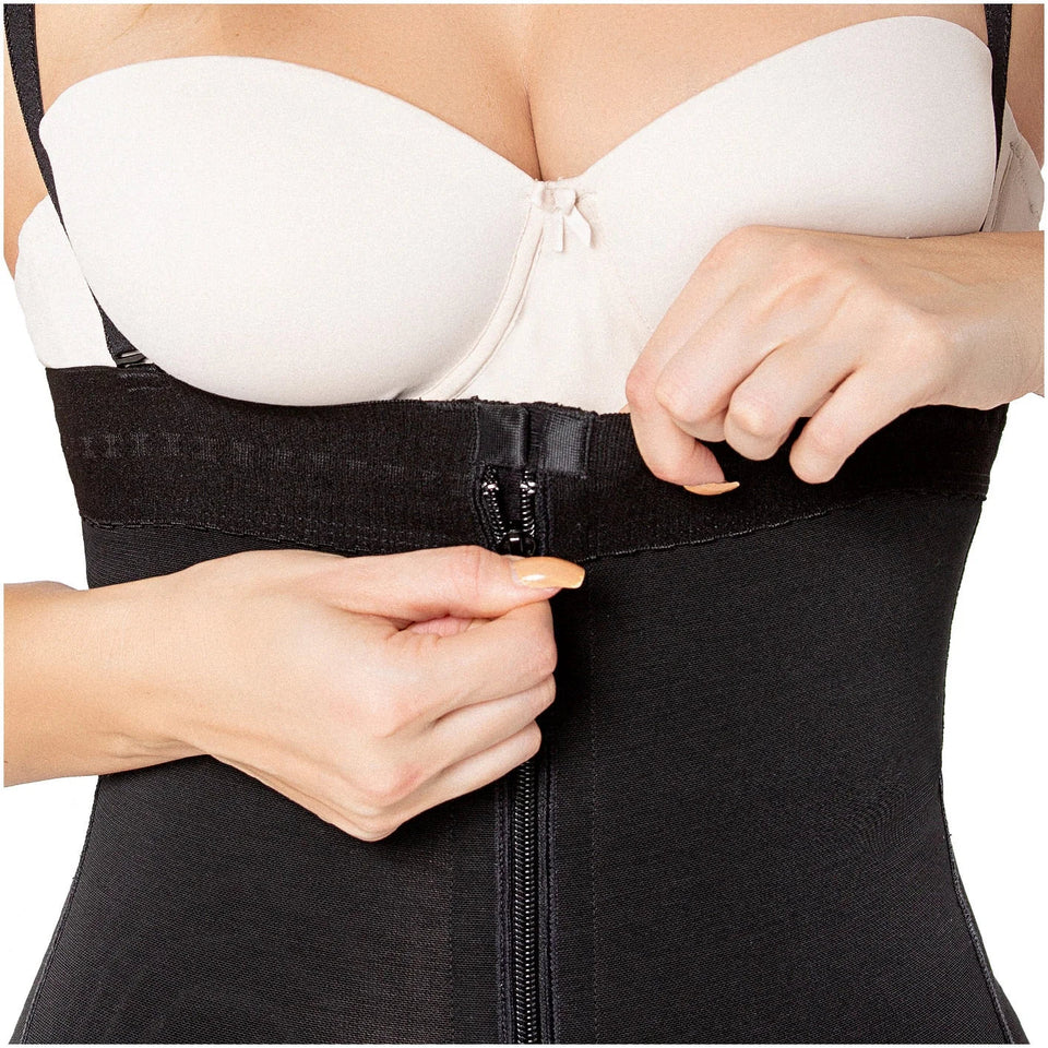 Diane & Geordi 002407 | Colombian Strapless High Compression Bodysuit | Tummy Control & Postpartum Faja - Colombian Shapewear | Siluets