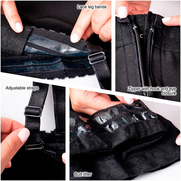 Diane & Geordi 002407 | Colombian Strapless High Compression Bodysuit | Tummy Control & Postpartum Faja - Colombian Shapewear | Siluets