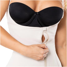 Diane & Geordi 002408 | High Compression Butt Lifter Shapewear Bodysuit | Stage 3 Knee - Length Faja - Colombian Shapewear | Siluets