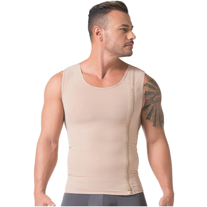 Diane & Geordi 2415 Men’s Slimming Vest | Powernet Compression Tank - Colombian Shapewear | Siluets