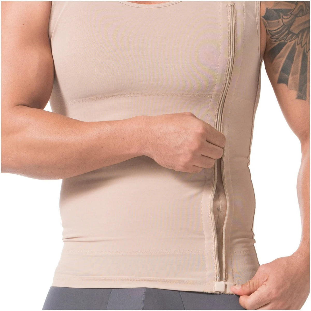Diane & Geordi 2415 Men’s Slimming Vest | Powernet Compression Tank - Colombian Shapewear | Siluets