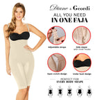 Diane & Geordi 2393 | Firm Tummy Control Full Body Shaper | Post Surgery BBL Postpartum Faja - Colombian Shapewear | Siluets