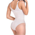 DEZY 017 Colombian Body Shaper – Open Bust, Removable Straps, Tummy Control Thong Faja for Daily & Postpartum Use - Colombian Shapewear | Siluets