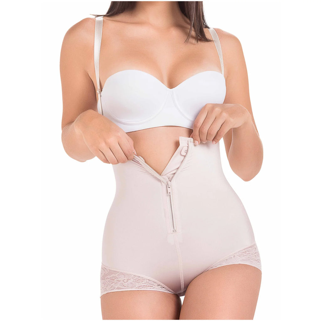 DEZY 109 Colombian Body Shaper – Open Bust, Removable Straps, High Compression Tummy Control & Butt Lifting Faja - Colombian Shapewear | Siluets