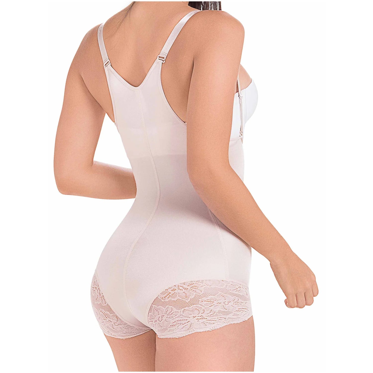 DEZY 109 Colombian Body Shaper – Open Bust, Removable Straps, High Compression Tummy Control & Butt Lifting Faja - Colombian Shapewear | Siluets