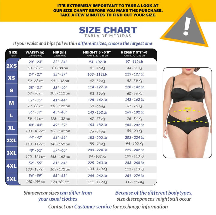 Diane & Geordi 002407 | Women's Strapless Bodysuit Tummy Control Shapewear | Colombian Pospartum Girdle | Powernet Siluets